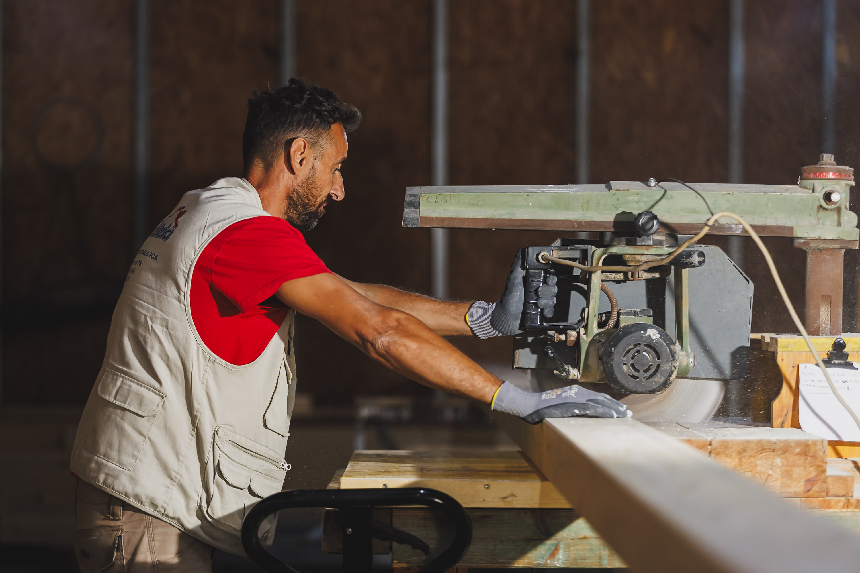 Lavorazione legno strutturale